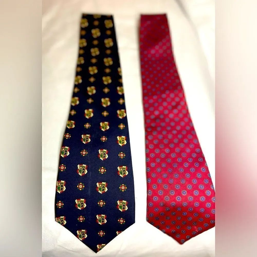 Power Tie Bundle of 2 Neck Ties EPC Tommy Hilfiger & Oakton Limited